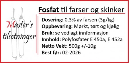 Master's Fosfat til farser og skinker - 500g