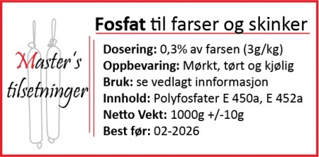 Master's Fosfat til farser og skinker - 1kg